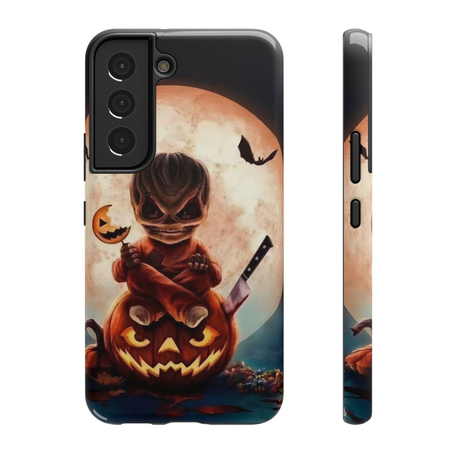 Sam | Trick Or Treat Halloween Horror Design Impact Resistant Phone Case