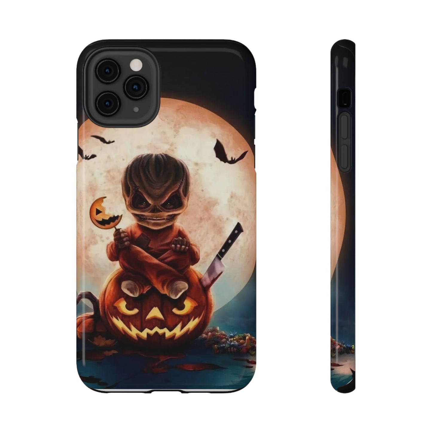 Sam | Trick Or Treat Halloween Horror Design Impact Resistant Phone Case