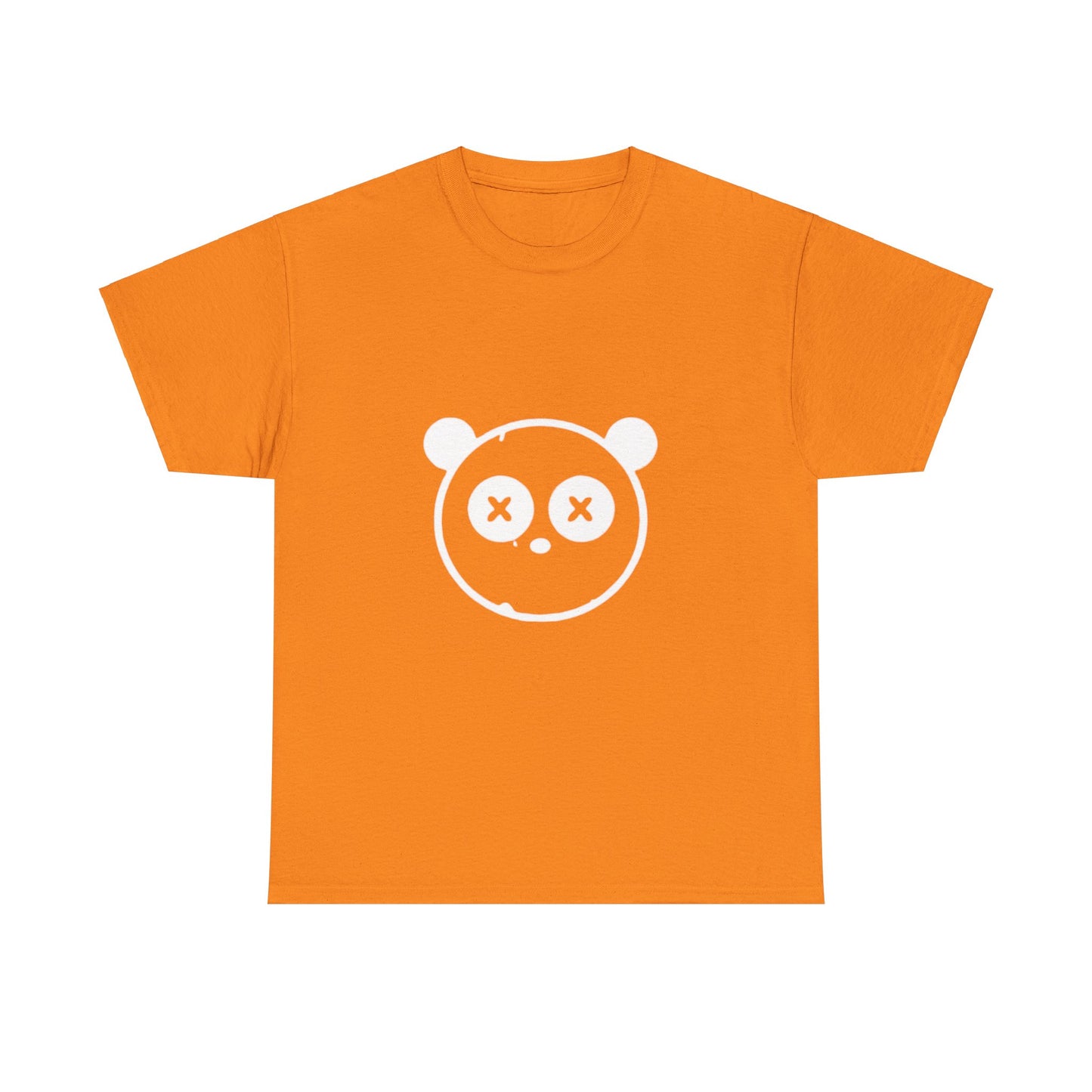OUAK Logo Graphic Unisex Heavy Cotton Tee - Cute & Casual Red T-Shirt