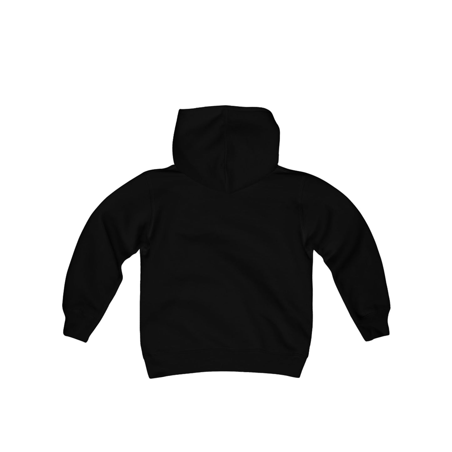 Youth Heavy Blend Hooded Sweatshirt with Once Upon A Killer Logo