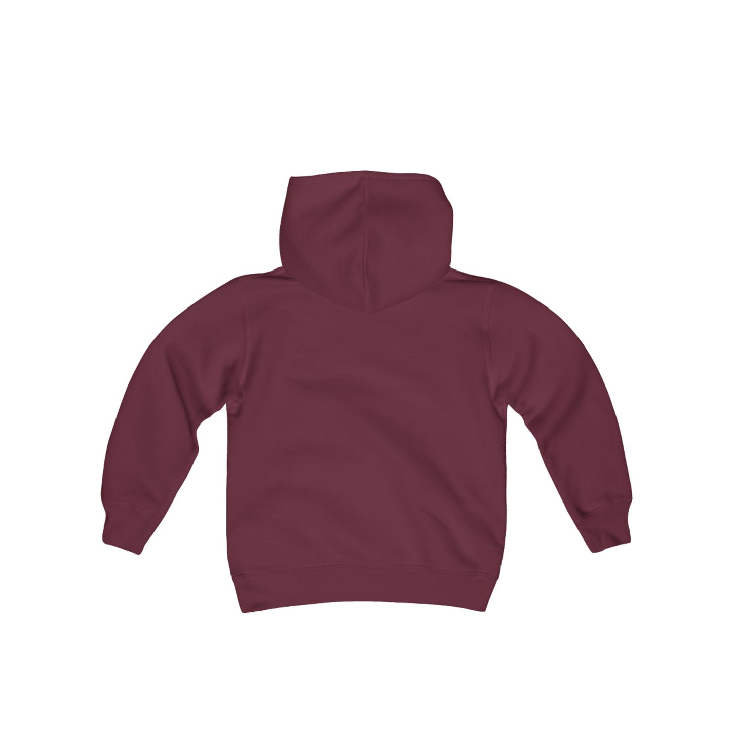 Youth Heavy Blend Hooded Sweatshirt with Once Upon A Killer Logo
