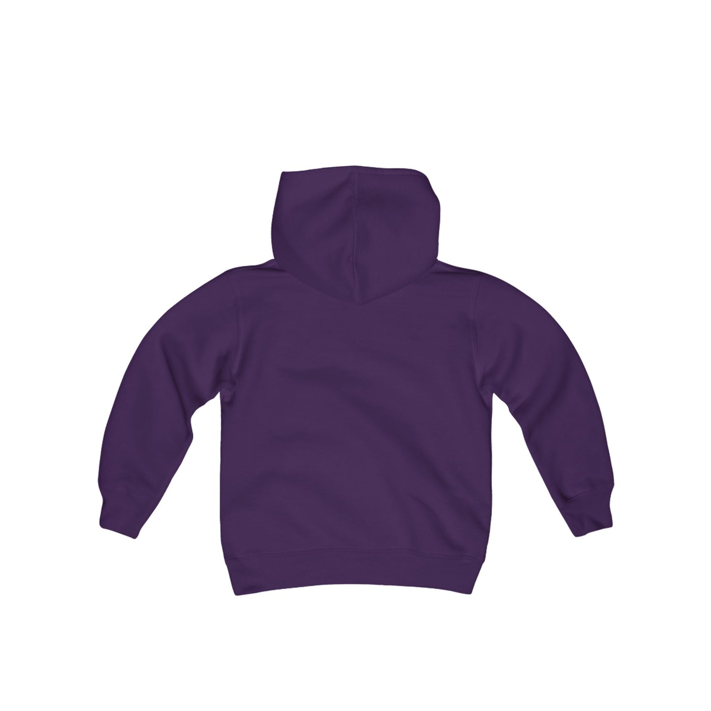 Youth Heavy Blend Hooded Sweatshirt with Once Upon A Killer Logo