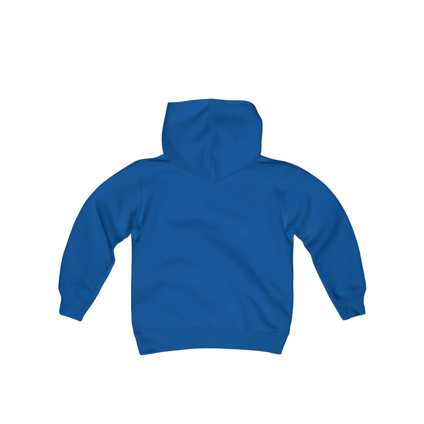 Youth Heavy Blend Hooded Sweatshirt with Once Upon A Killer Logo