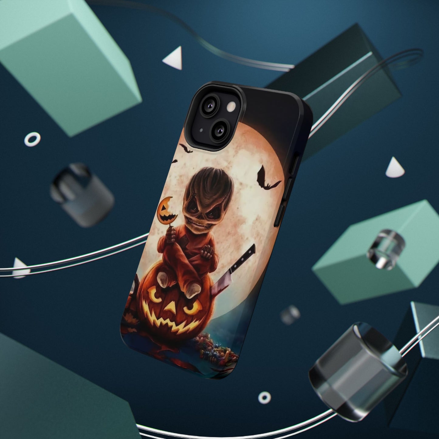 Sam | Trick Or Treat Halloween Horror Design Impact Resistant Phone Case
