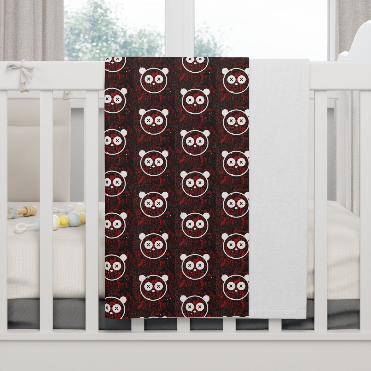 Once Upon A Killer Logo Soft Fleece Baby Blanket | Perfect Baby Shower Gift