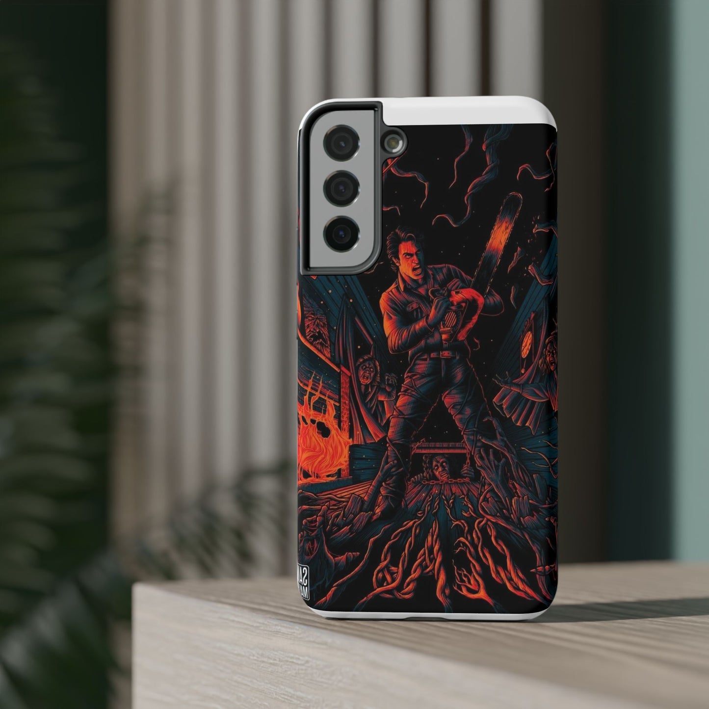 Ash Williams Impact-Resistant Design Phone Case | Perfect for Halloween & Movie Lovers