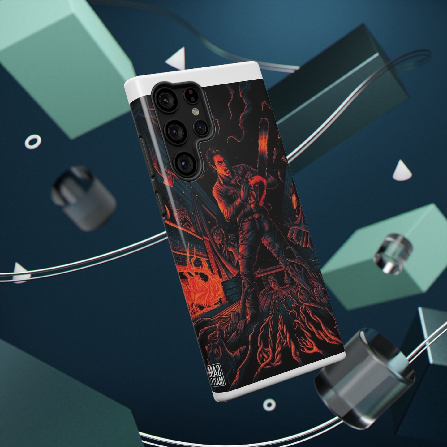 Ash Williams Impact-Resistant Design Phone Case | Perfect for Halloween & Movie Lovers