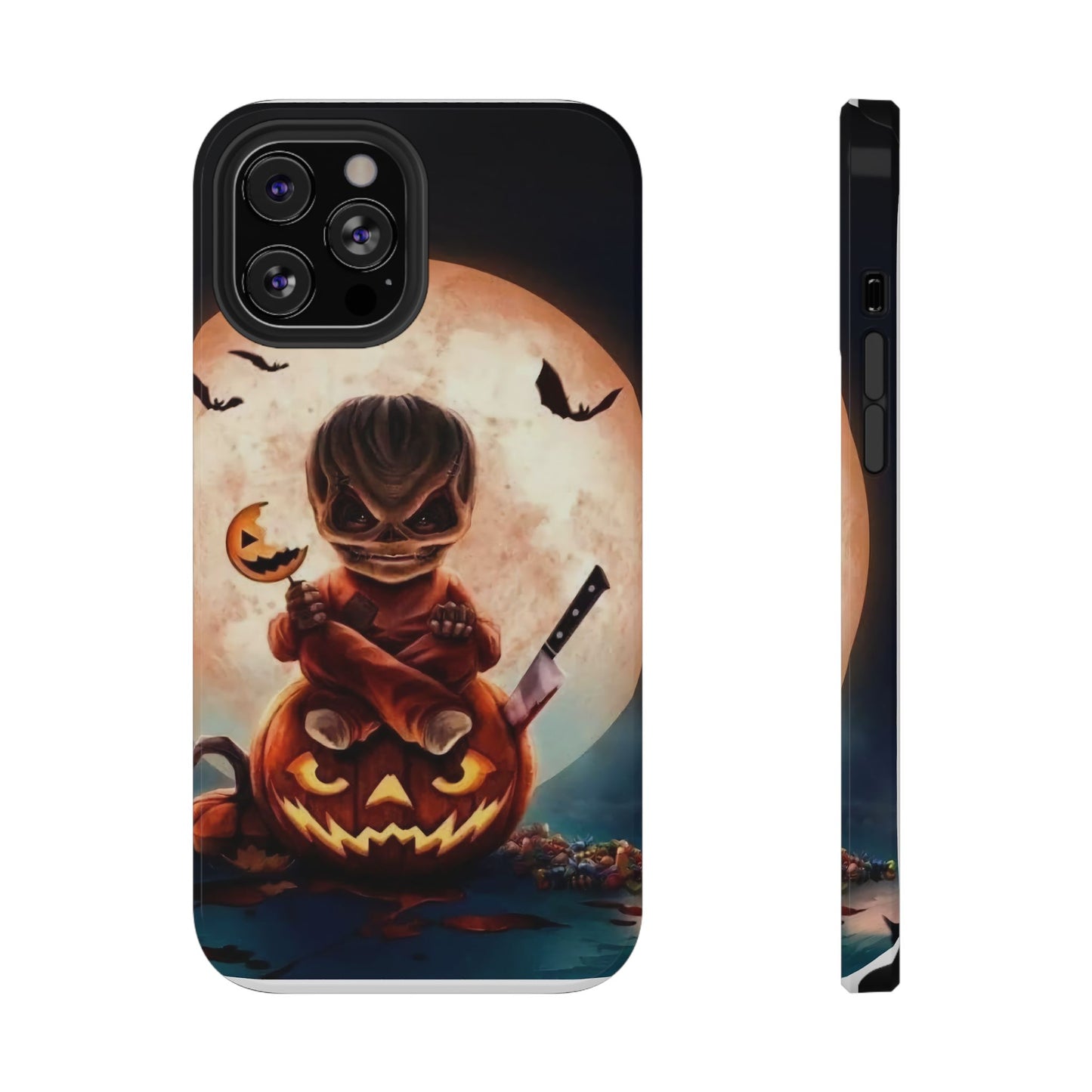 Sam | Trick Or Treat Halloween Horror Design Impact Resistant Phone Case