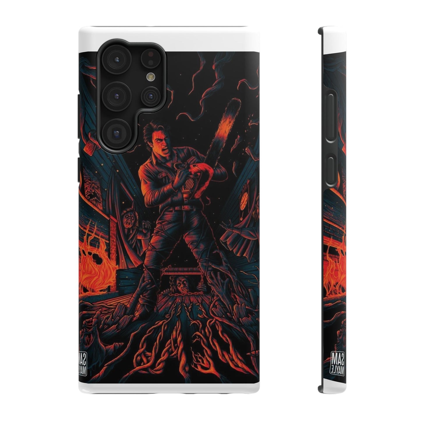 Ash Williams Impact-Resistant Design Phone Case | Perfect for Halloween & Movie Lovers