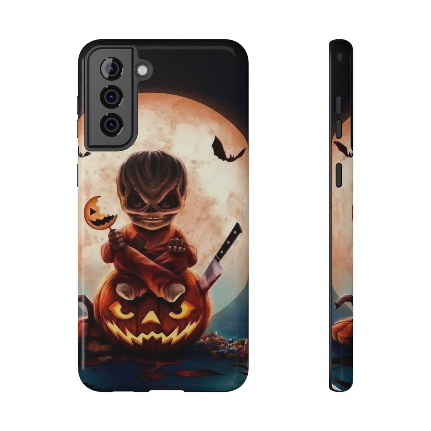 Sam | Trick Or Treat Halloween Horror Design Impact Resistant Phone Case