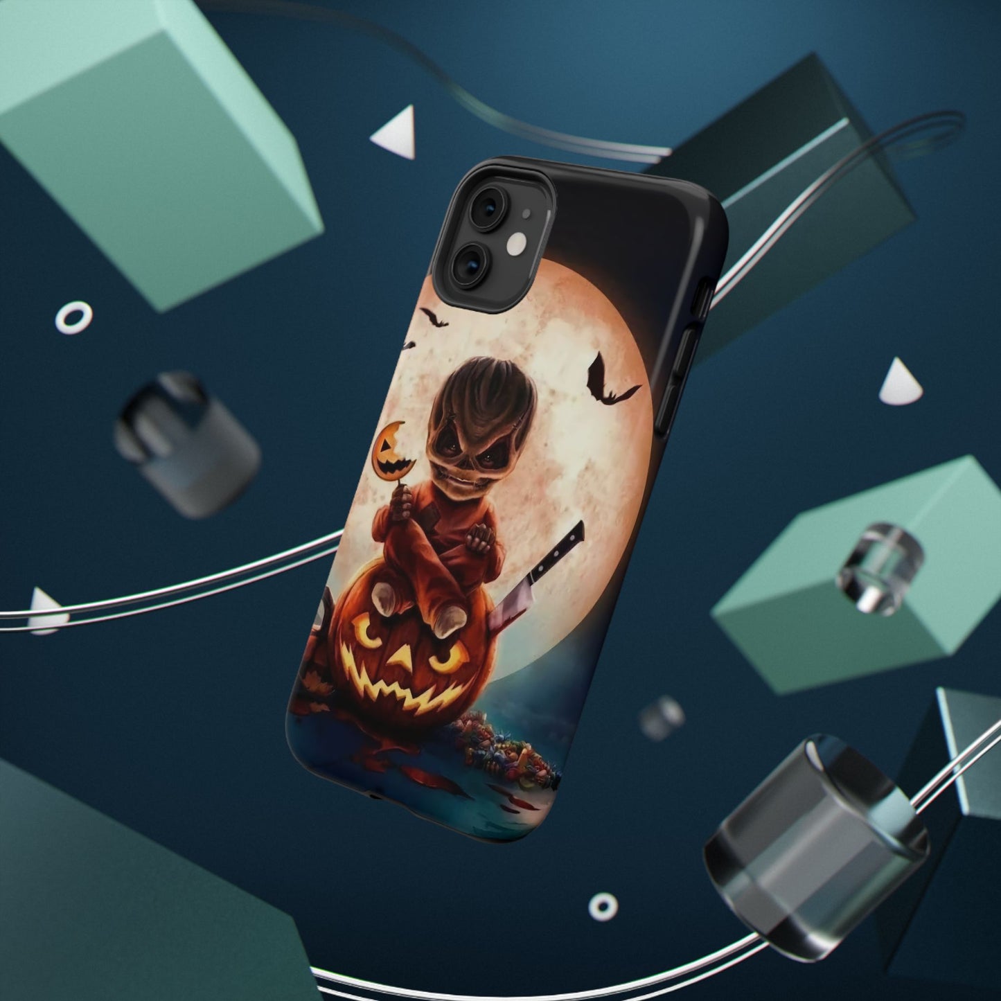 Sam | Trick Or Treat Halloween Horror Design Impact Resistant Phone Case
