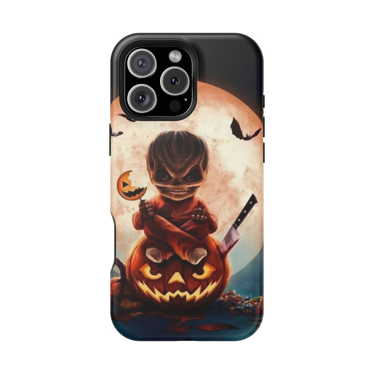 Sam | Trick Or Treat Halloween Horror Design Impact Resistant Phone Case