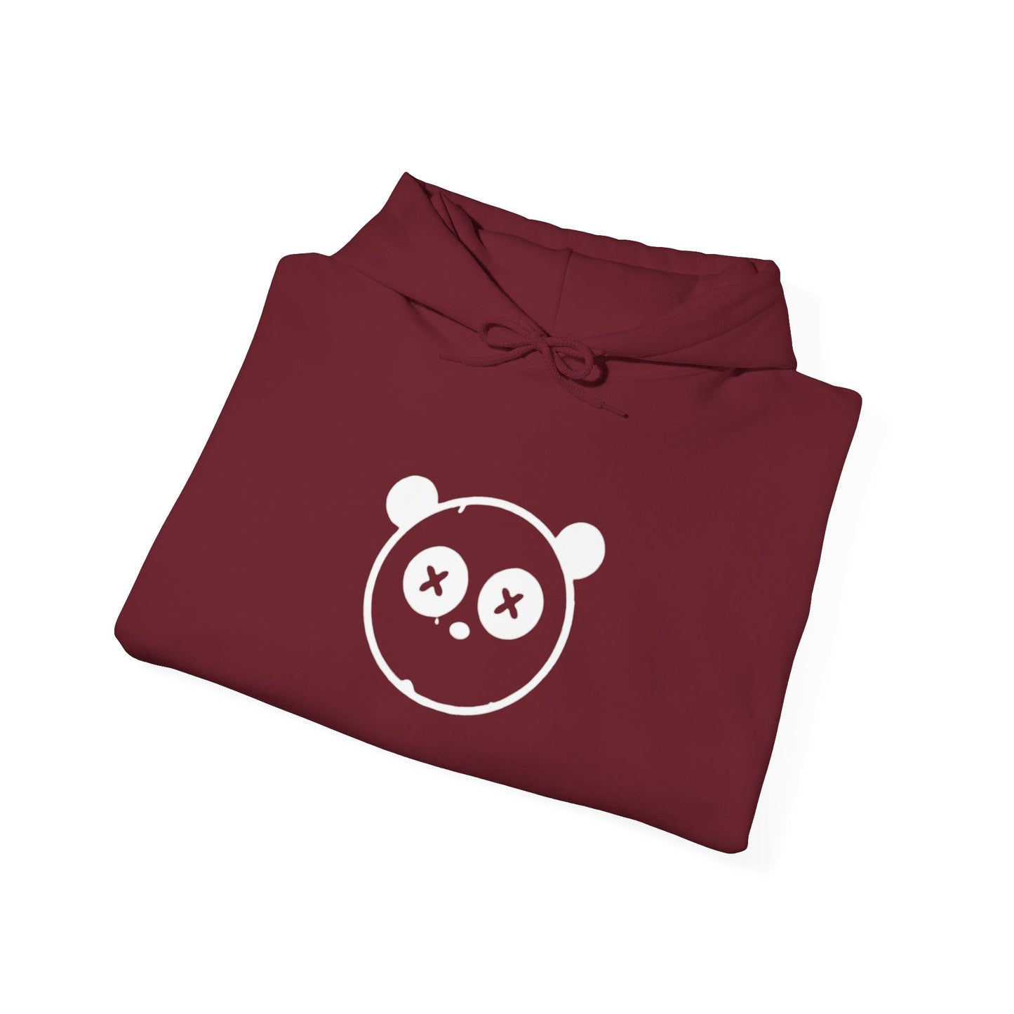Red Unisex Heavy Blend™ Hooded Sweatshirt with Once Upon A Killer Logo - Perfect for Casual Comfort & Statement Style