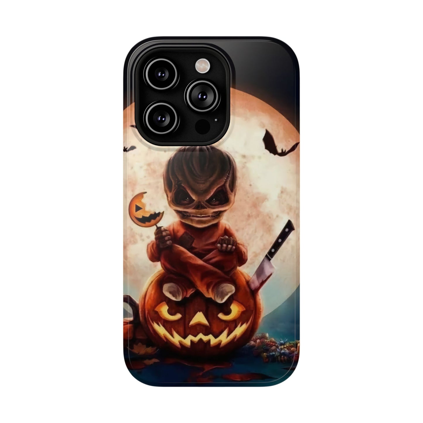 Sam | Trick Or Treat Halloween Horror Design Impact Resistant Phone Case
