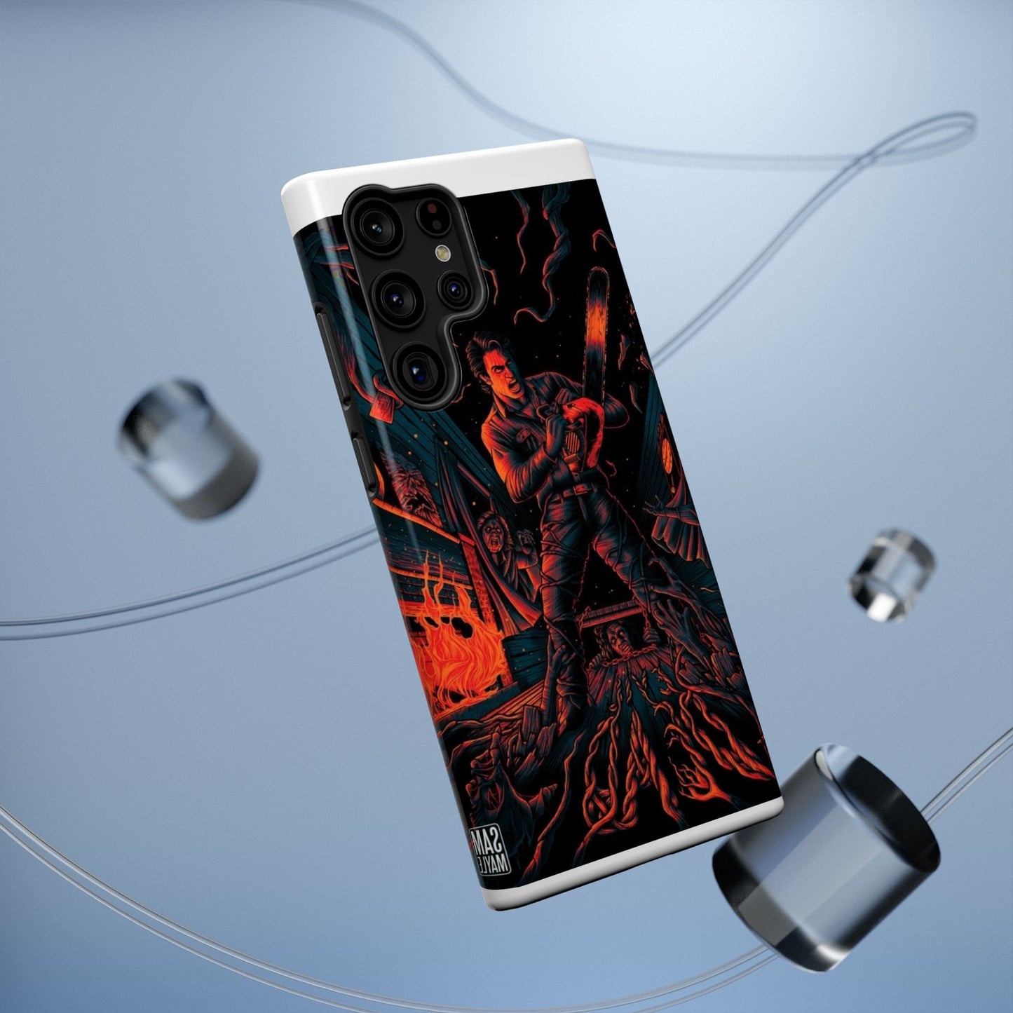 Ash Williams Impact-Resistant Design Phone Case | Perfect for Halloween & Movie Lovers