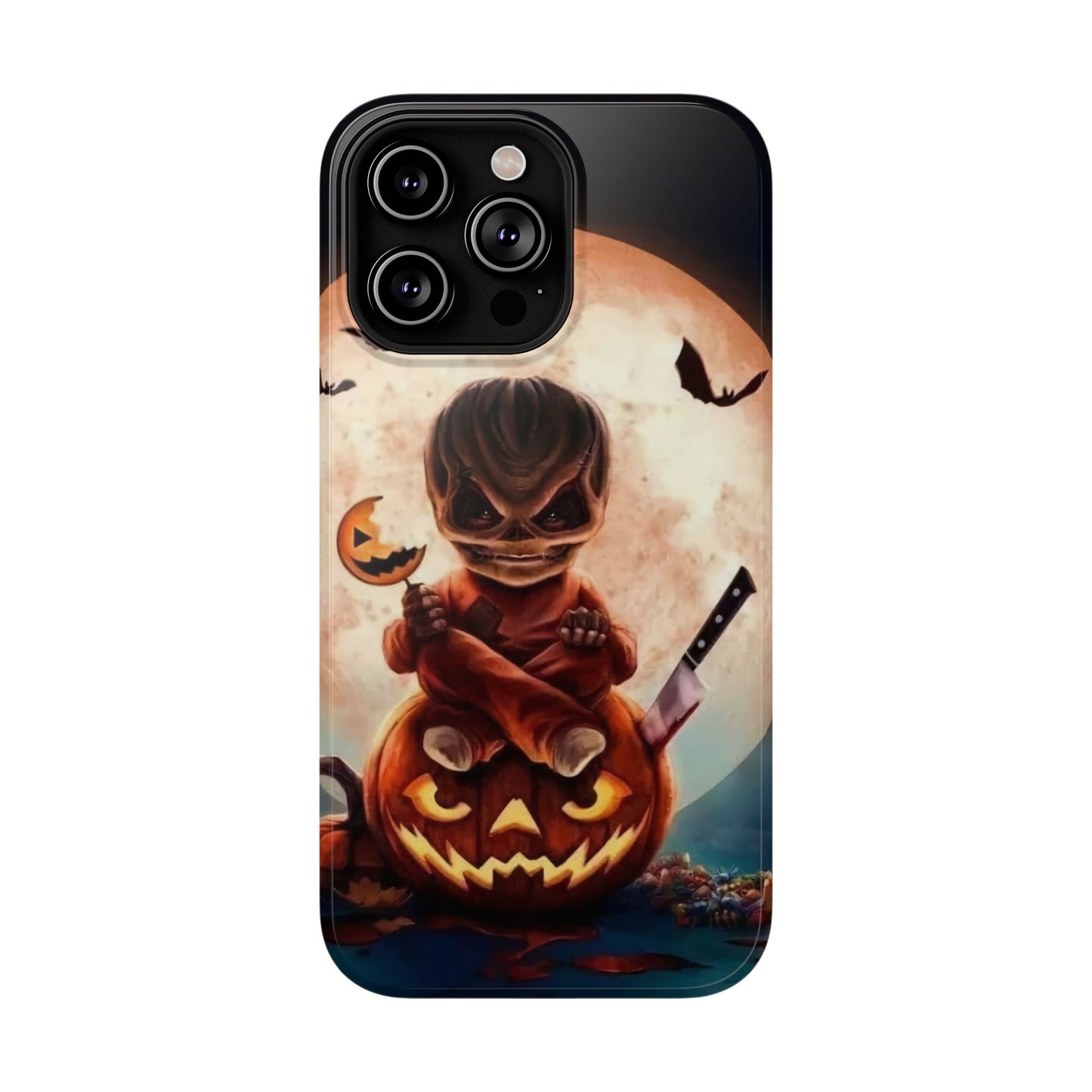 Sam | Trick Or Treat Halloween Horror Design Impact Resistant Phone Case