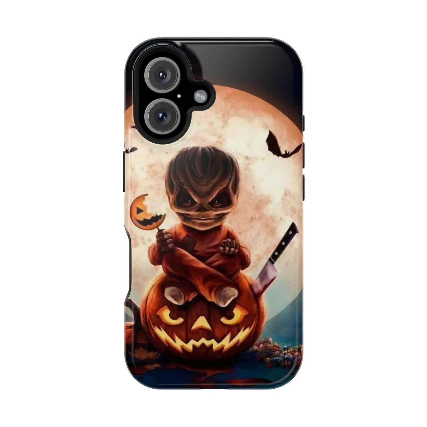 Sam | Trick Or Treat Halloween Horror Design Impact Resistant Phone Case