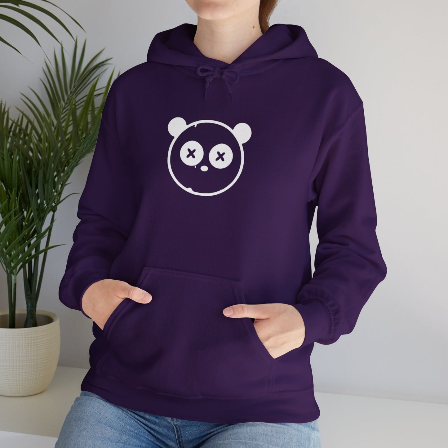 Red Unisex Heavy Blend™ Hooded Sweatshirt with Once Upon A Killer Logo - Perfect for Casual Comfort & Statement Style