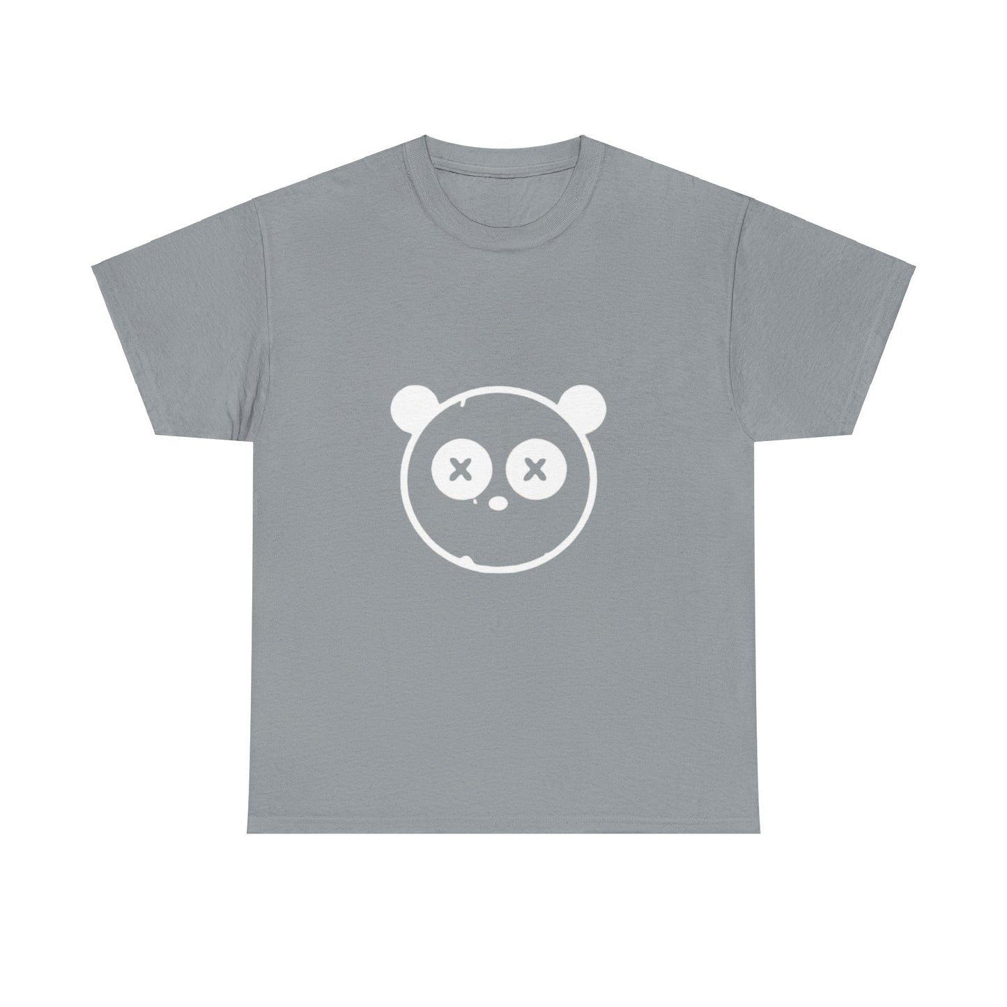 OUAK Logo Graphic Unisex Heavy Cotton Tee - Cute & Casual Red T-Shirt