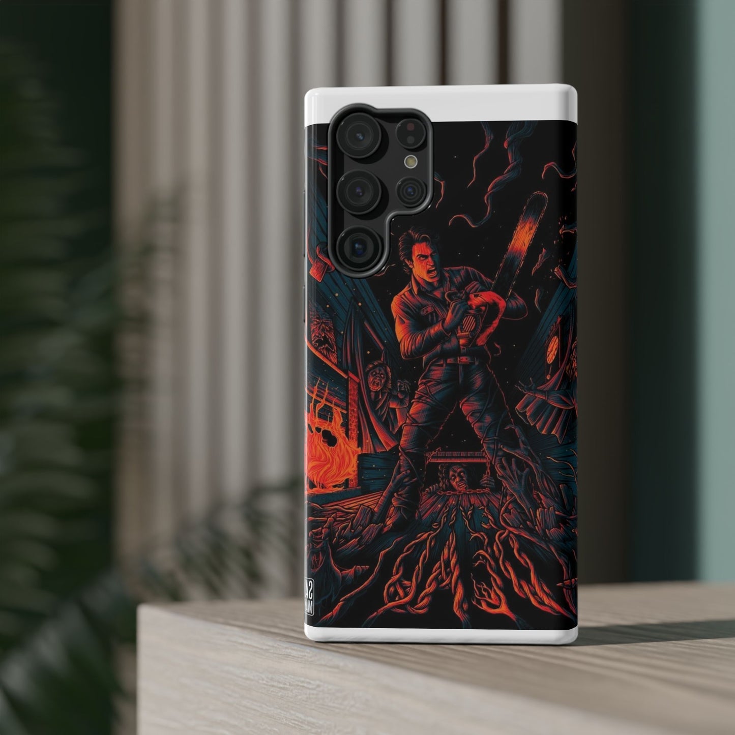 Ash Williams Impact-Resistant Design Phone Case | Perfect for Halloween & Movie Lovers