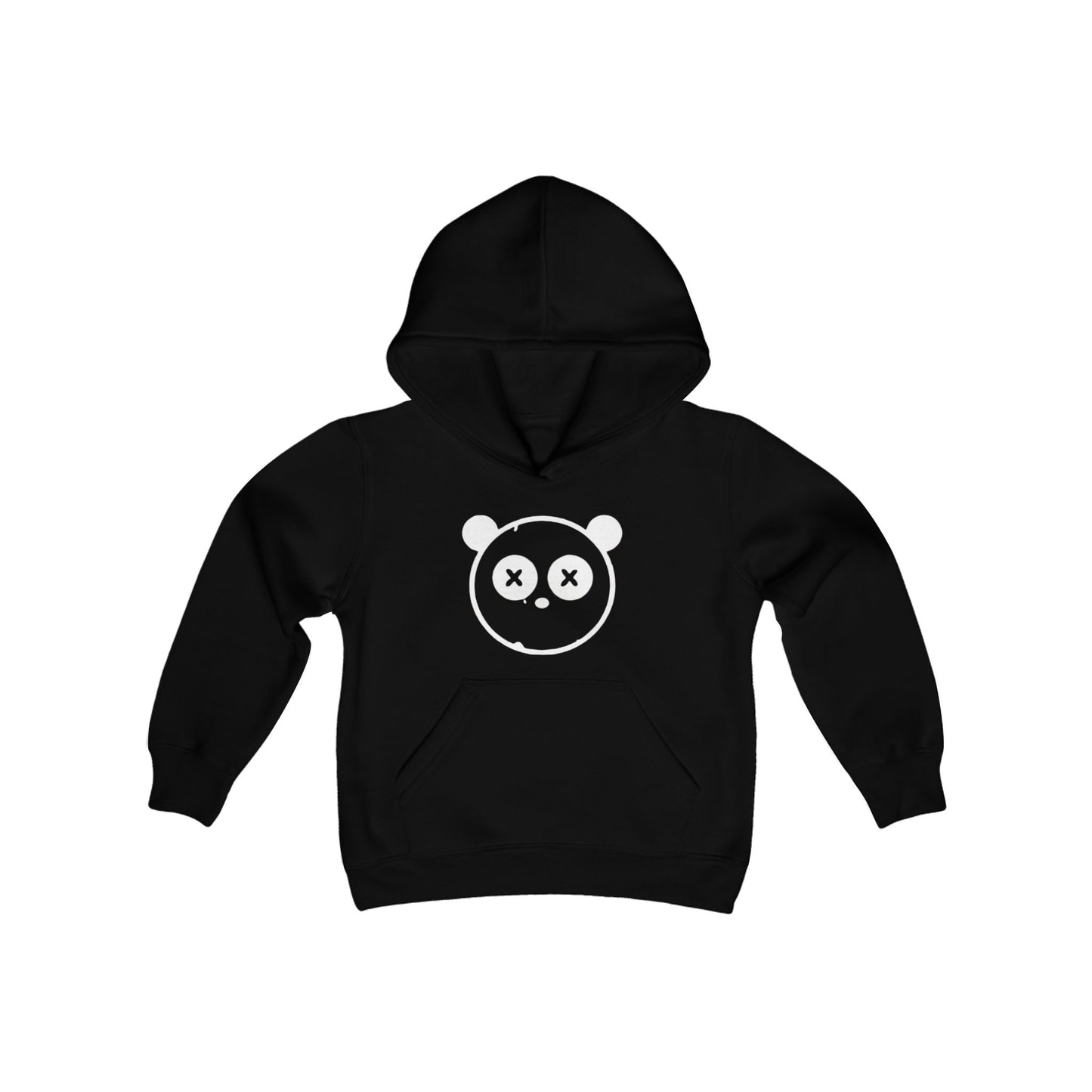 Youth Heavy Blend Hooded Sweatshirt with Once Upon A Killer Logo