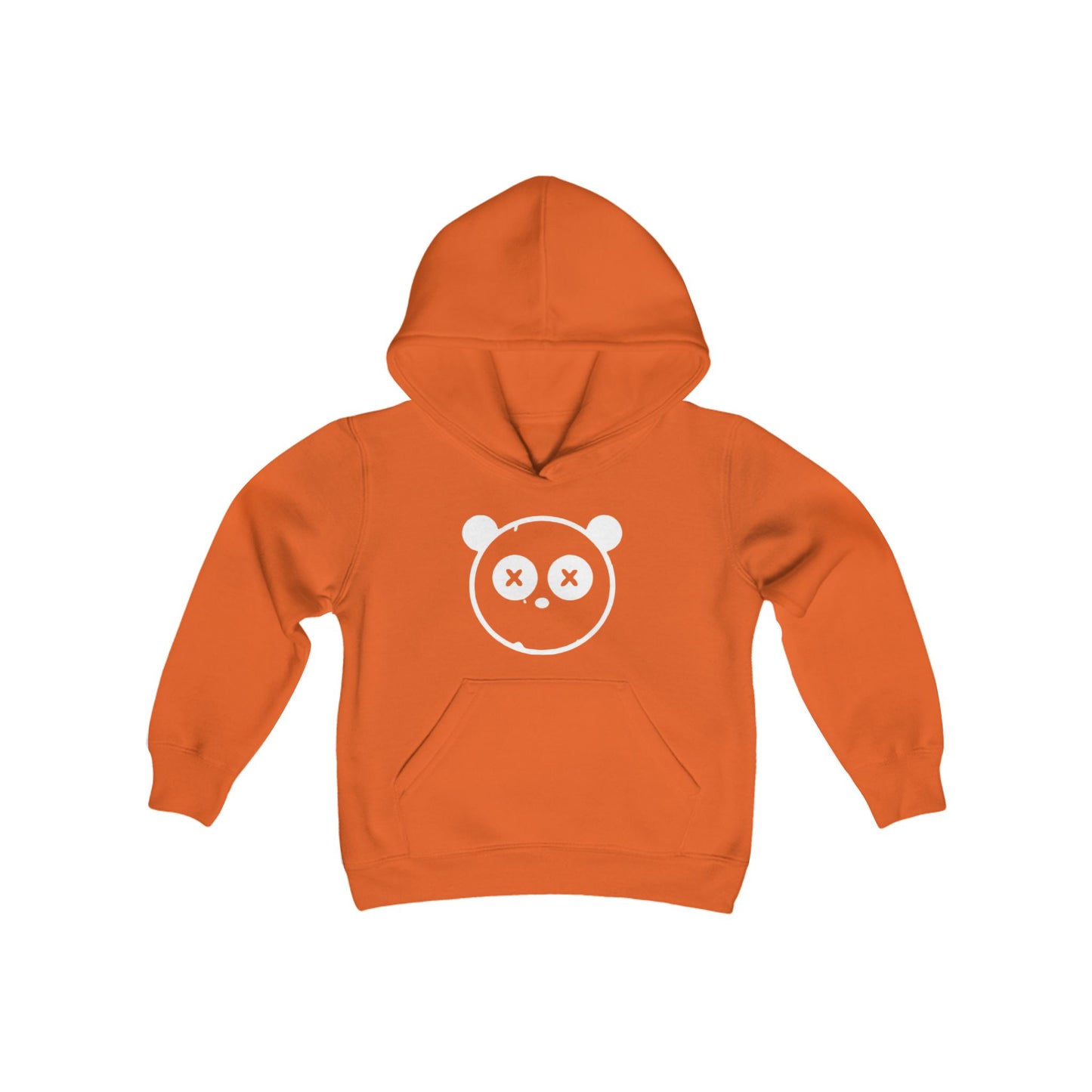 Youth Heavy Blend Hooded Sweatshirt with Once Upon A Killer Logo