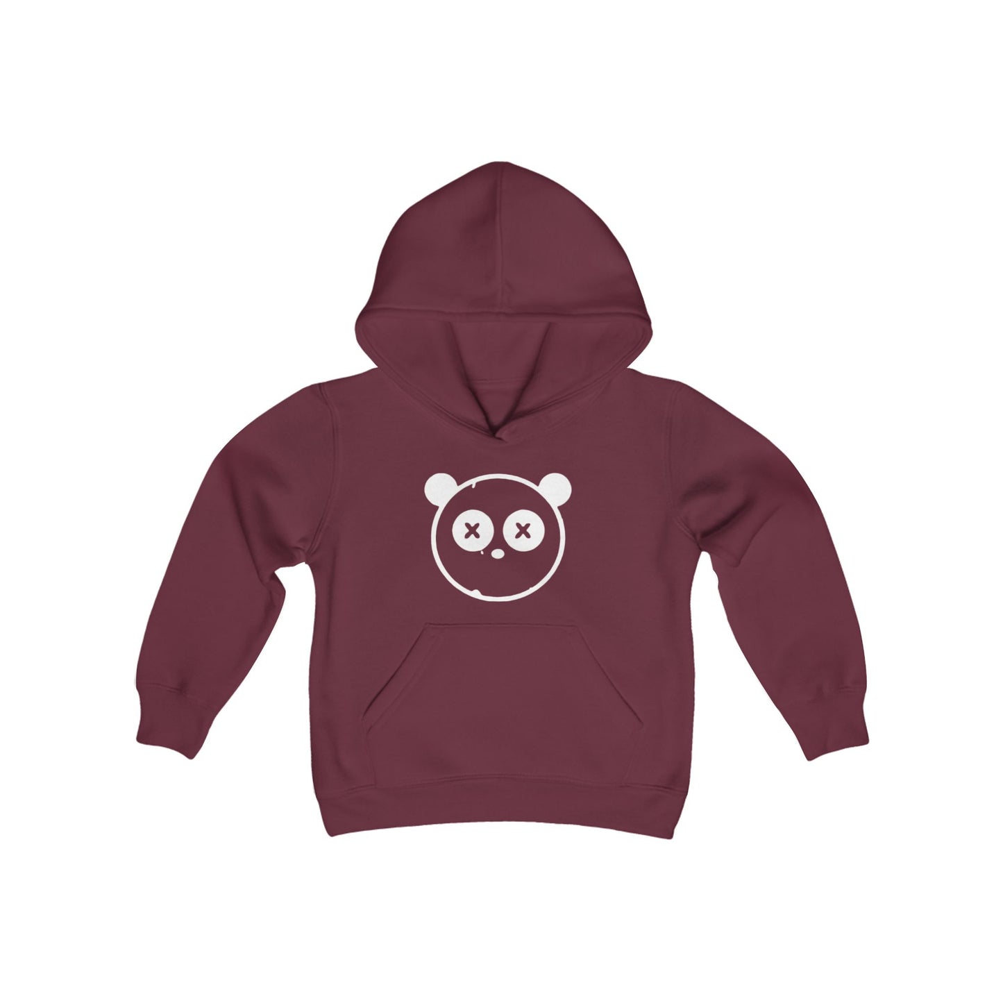 Youth Heavy Blend Hooded Sweatshirt with Once Upon A Killer Logo