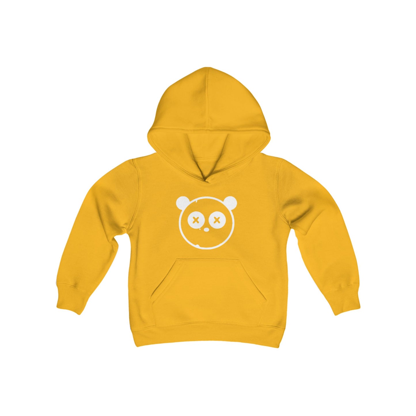 Youth Heavy Blend Hooded Sweatshirt with Once Upon A Killer Logo