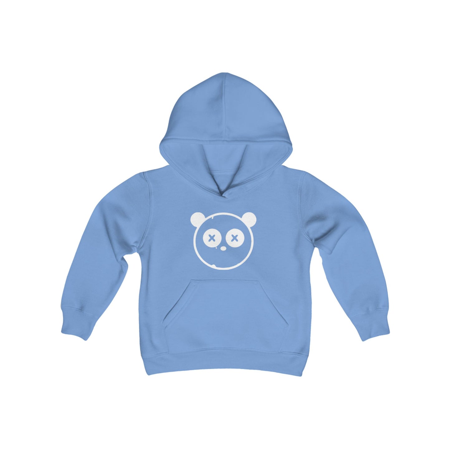 Youth Heavy Blend Hooded Sweatshirt with Once Upon A Killer Logo