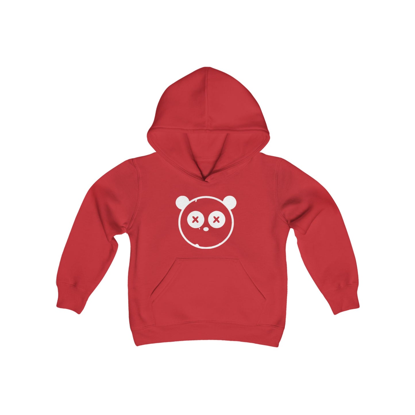 Youth Heavy Blend Hooded Sweatshirt with Once Upon A Killer Logo