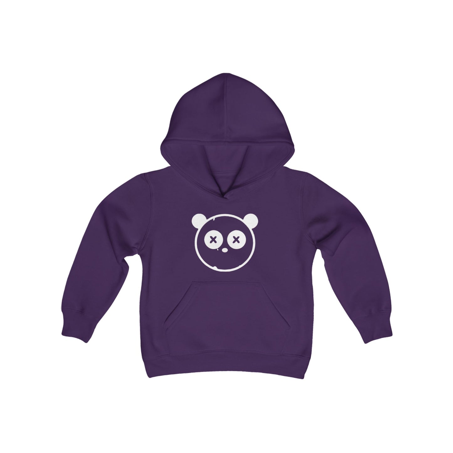 Youth Heavy Blend Hooded Sweatshirt with Once Upon A Killer Logo