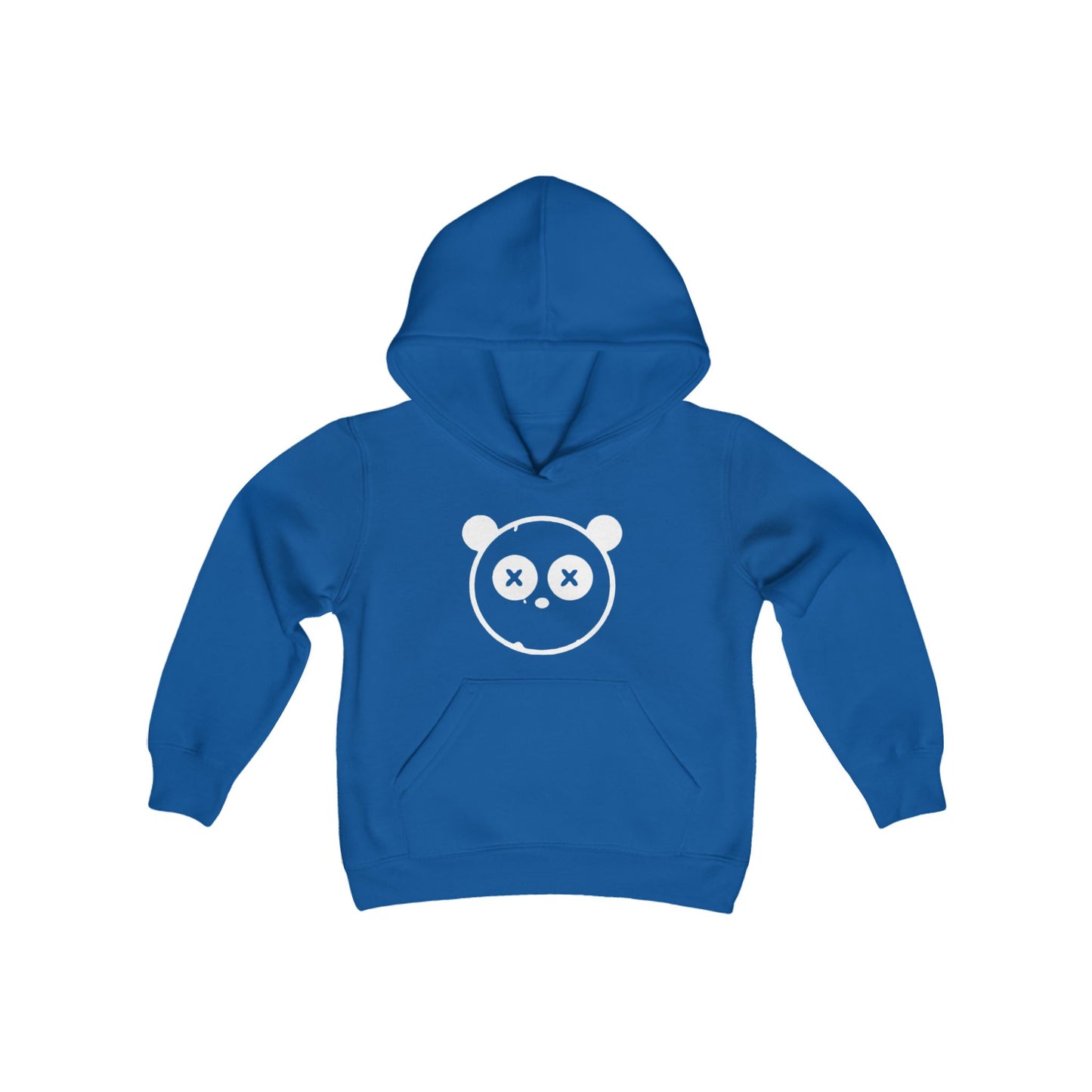 Youth Heavy Blend Hooded Sweatshirt with Once Upon A Killer Logo