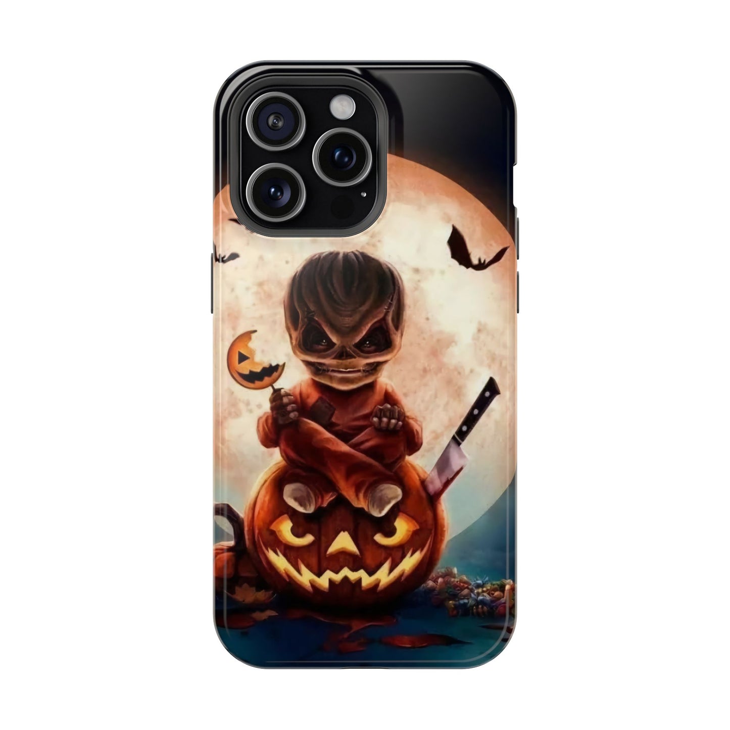 Sam | Trick Or Treat Halloween Horror Design Impact Resistant Phone Case