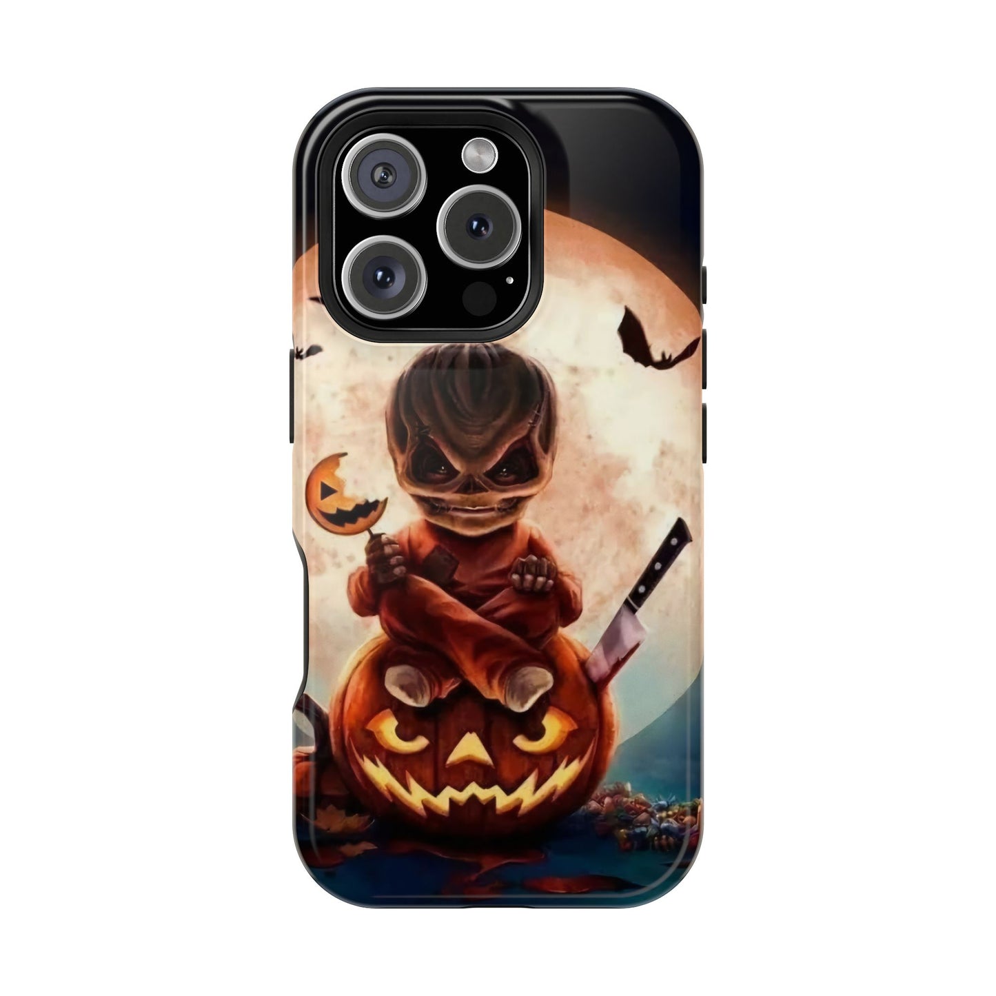 Sam | Trick Or Treat Halloween Horror Design Impact Resistant Phone Case