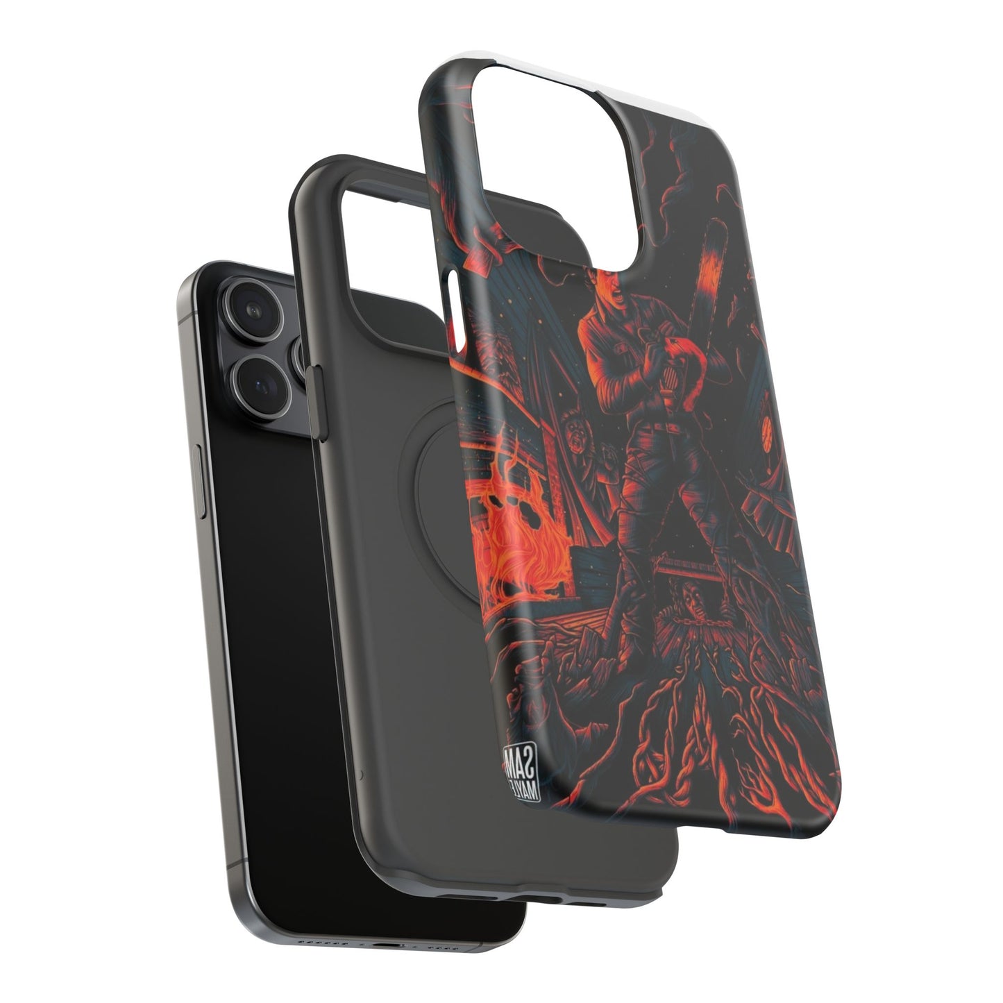 Ash Williams Impact-Resistant Design Phone Case | Perfect for Halloween & Movie Lovers