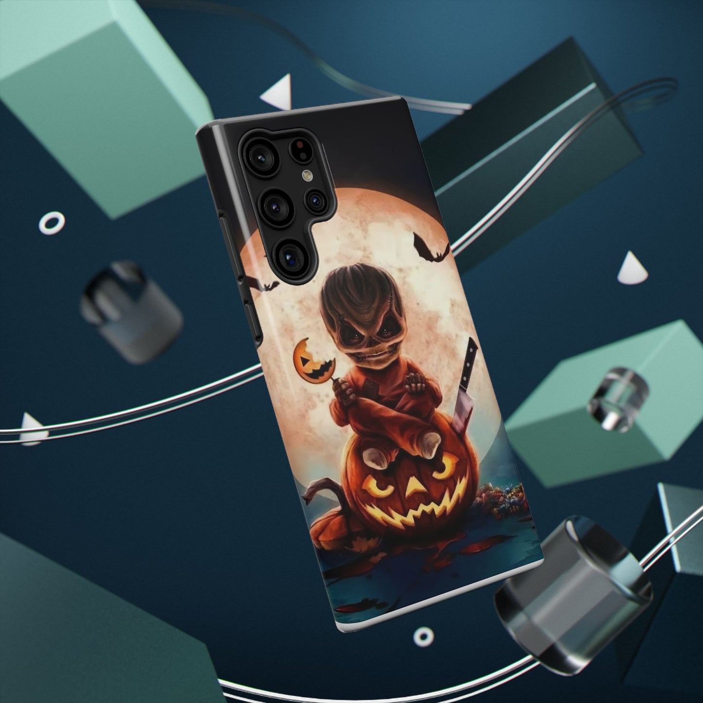 Sam | Trick Or Treat Halloween Horror Design Impact Resistant Phone Case