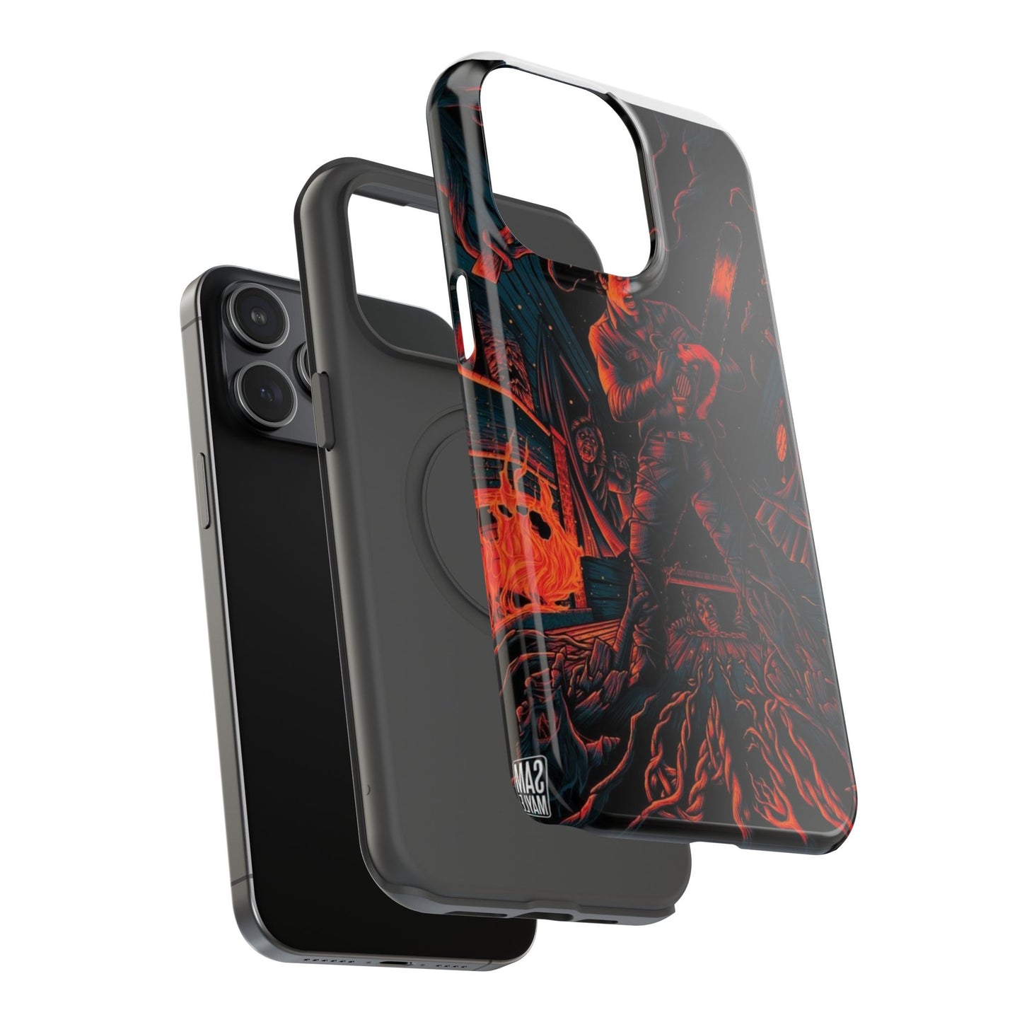 Ash Williams Impact-Resistant Design Phone Case | Perfect for Halloween & Movie Lovers