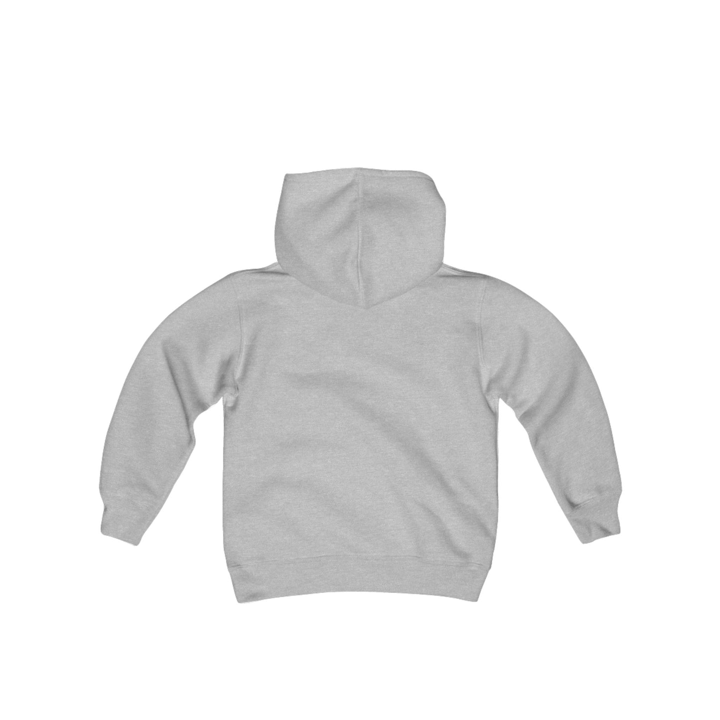 Youth Heavy Blend Hooded Sweatshirt with Once Upon A Killer Logo