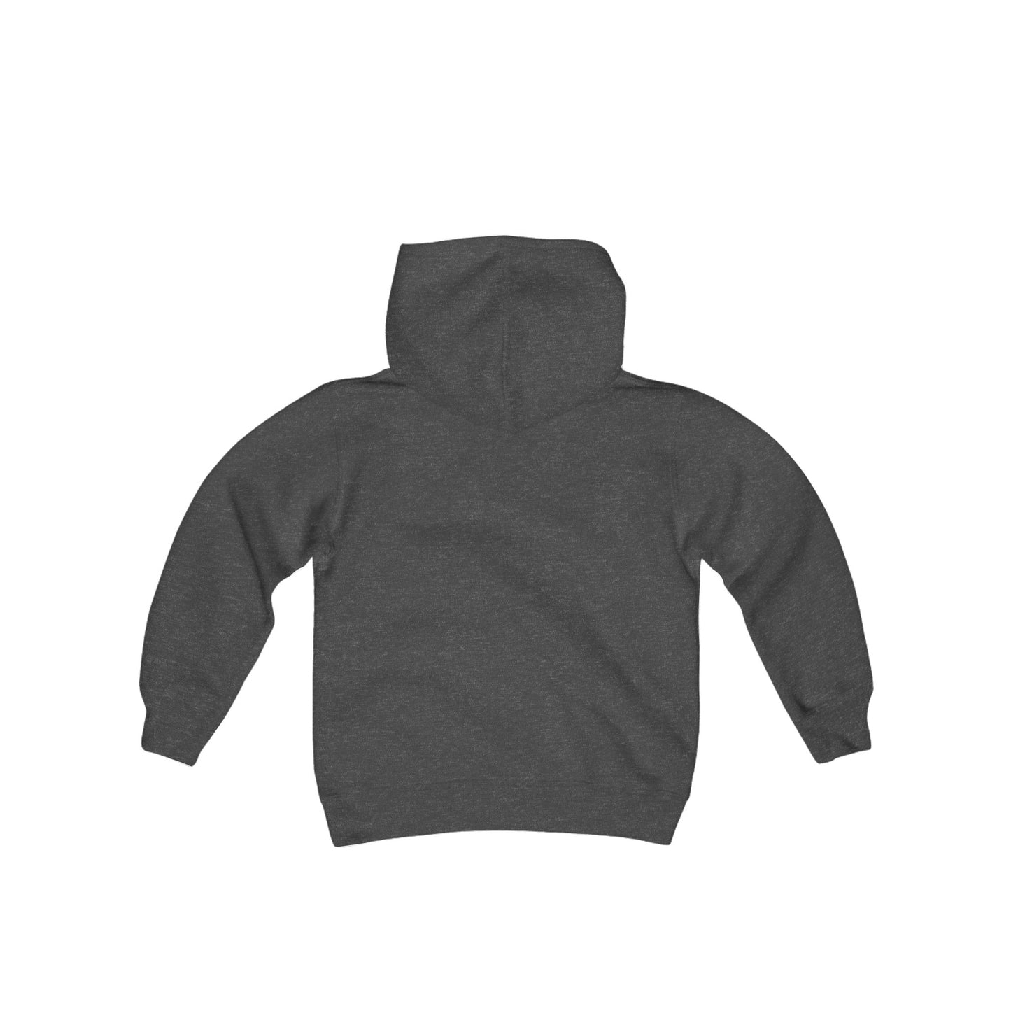 Youth Heavy Blend Hooded Sweatshirt with Once Upon A Killer Logo