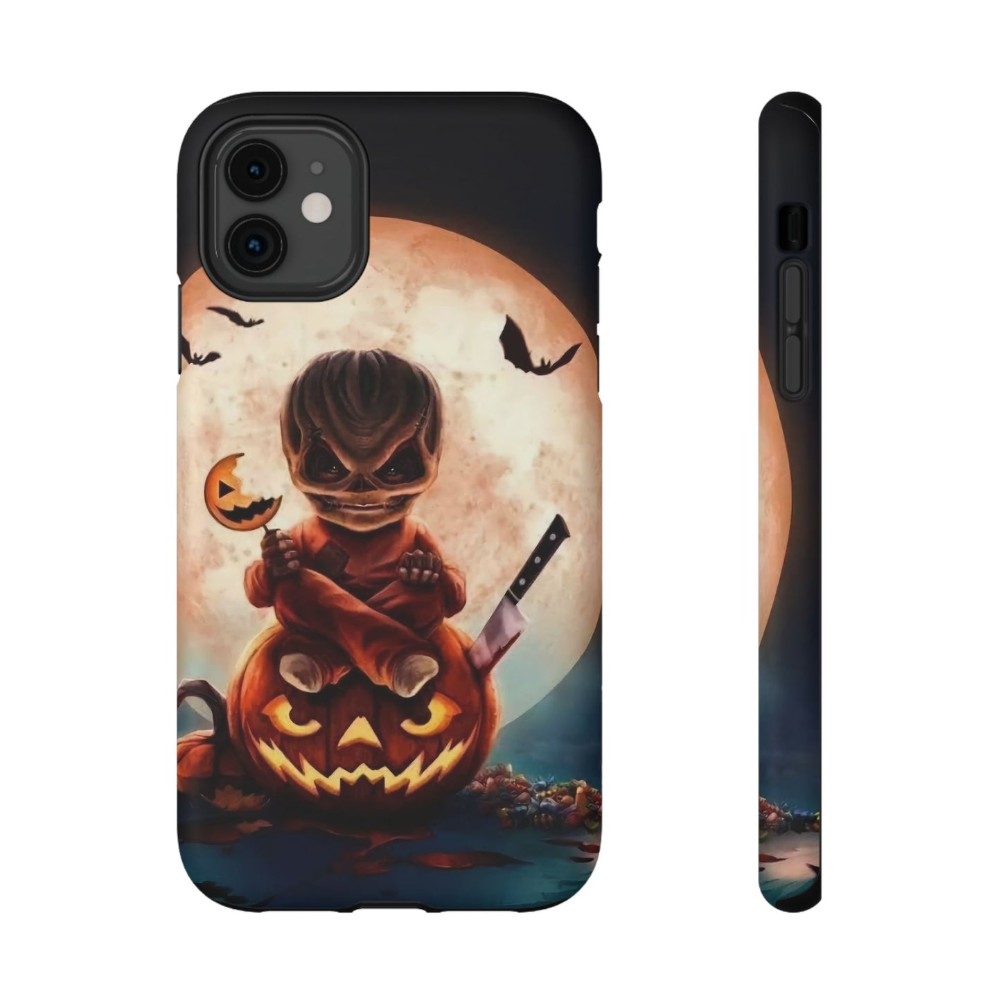Sam | Trick Or Treat Halloween Horror Design Impact Resistant Phone Case