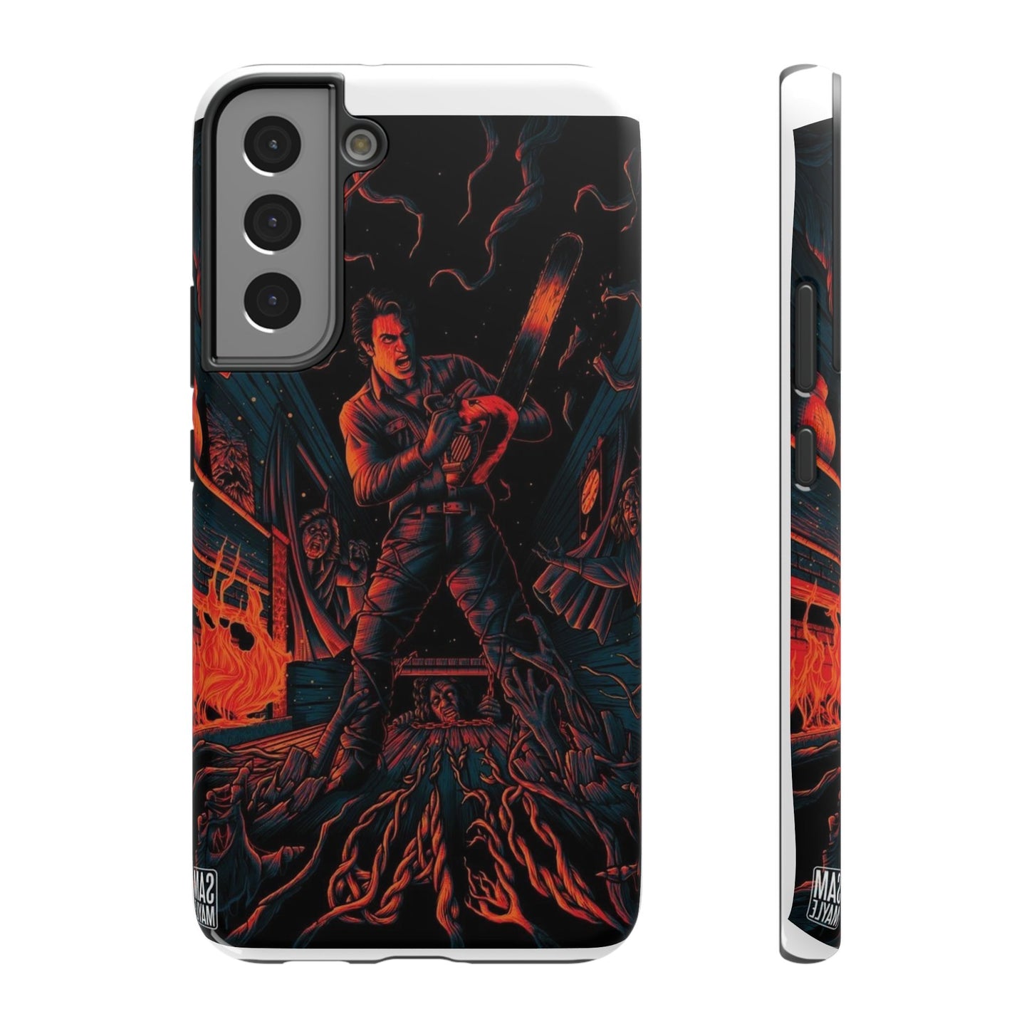 Ash Williams Impact-Resistant Design Phone Case | Perfect for Halloween & Movie Lovers