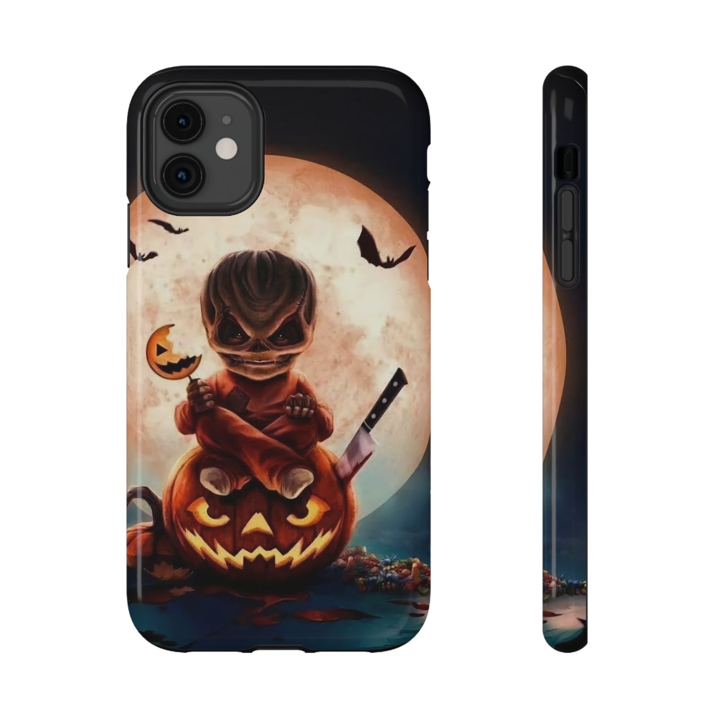 Sam | Trick Or Treat Halloween Horror Design Impact Resistant Phone Case
