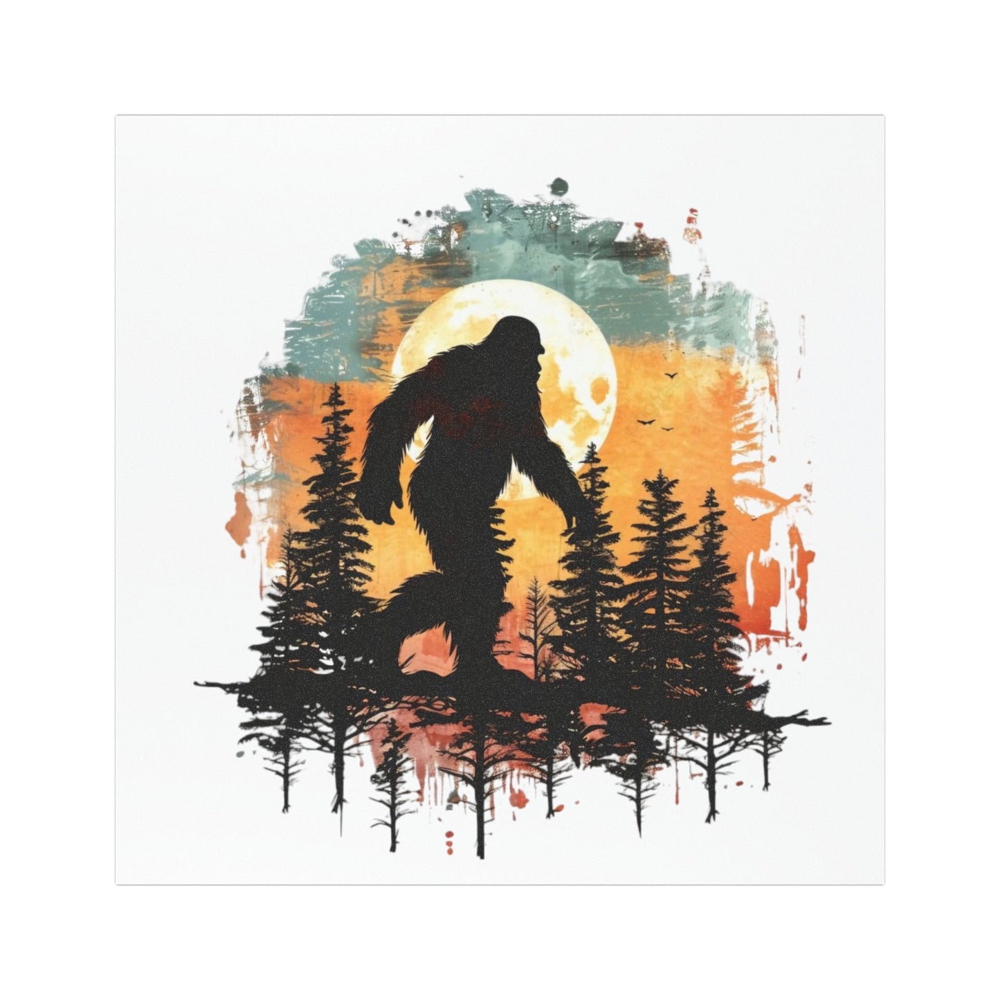 Bigfoot Adventure Car Magnet - Wilderness Wall Decor for Nature Lovers