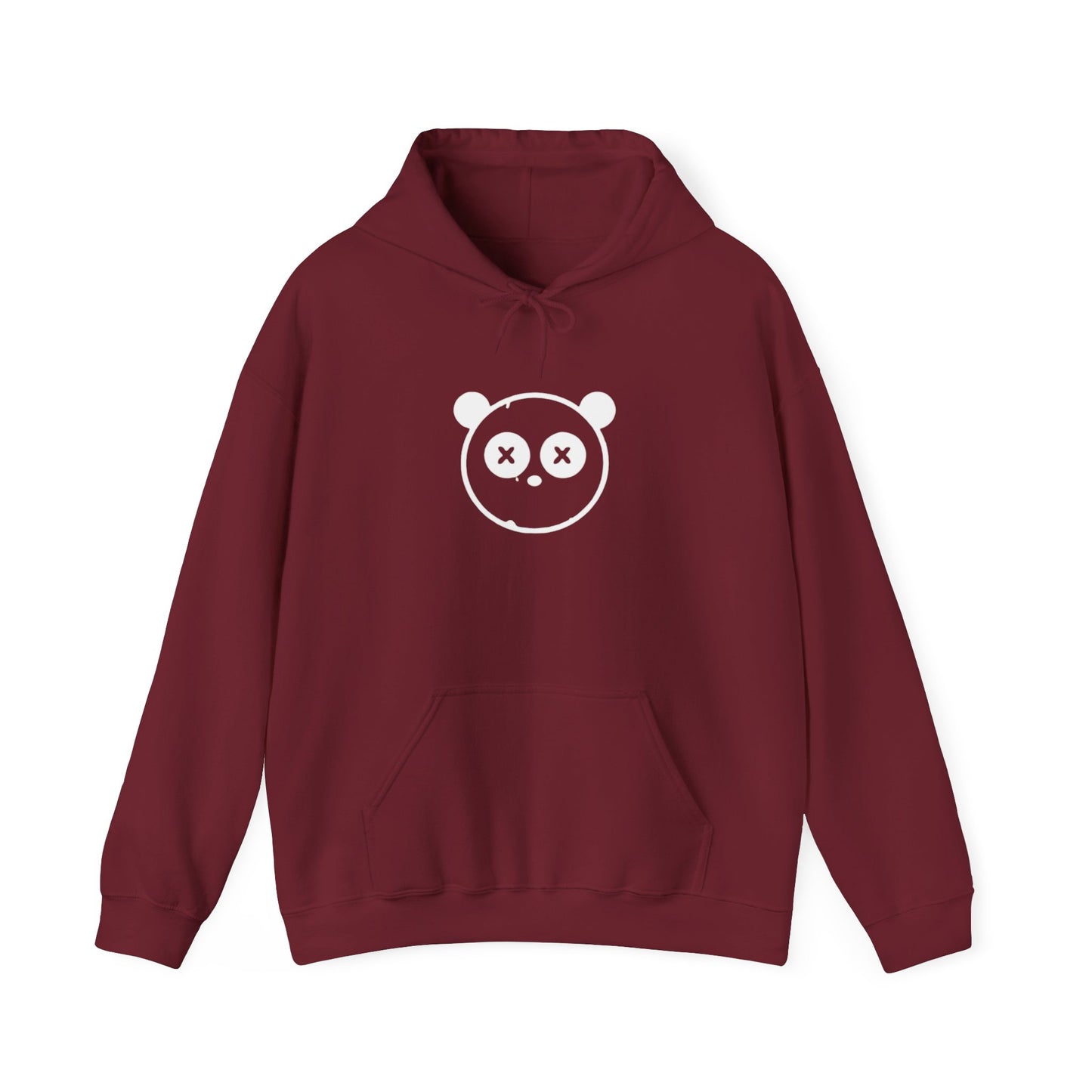 Red Unisex Heavy Blend™ Hooded Sweatshirt with Once Upon A Killer Logo - Perfect for Casual Comfort & Statement Style