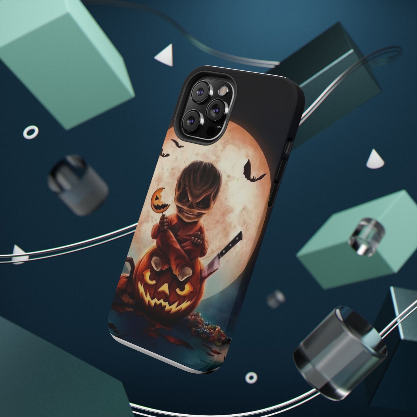 Sam | Trick Or Treat Halloween Horror Design Impact Resistant Phone Case