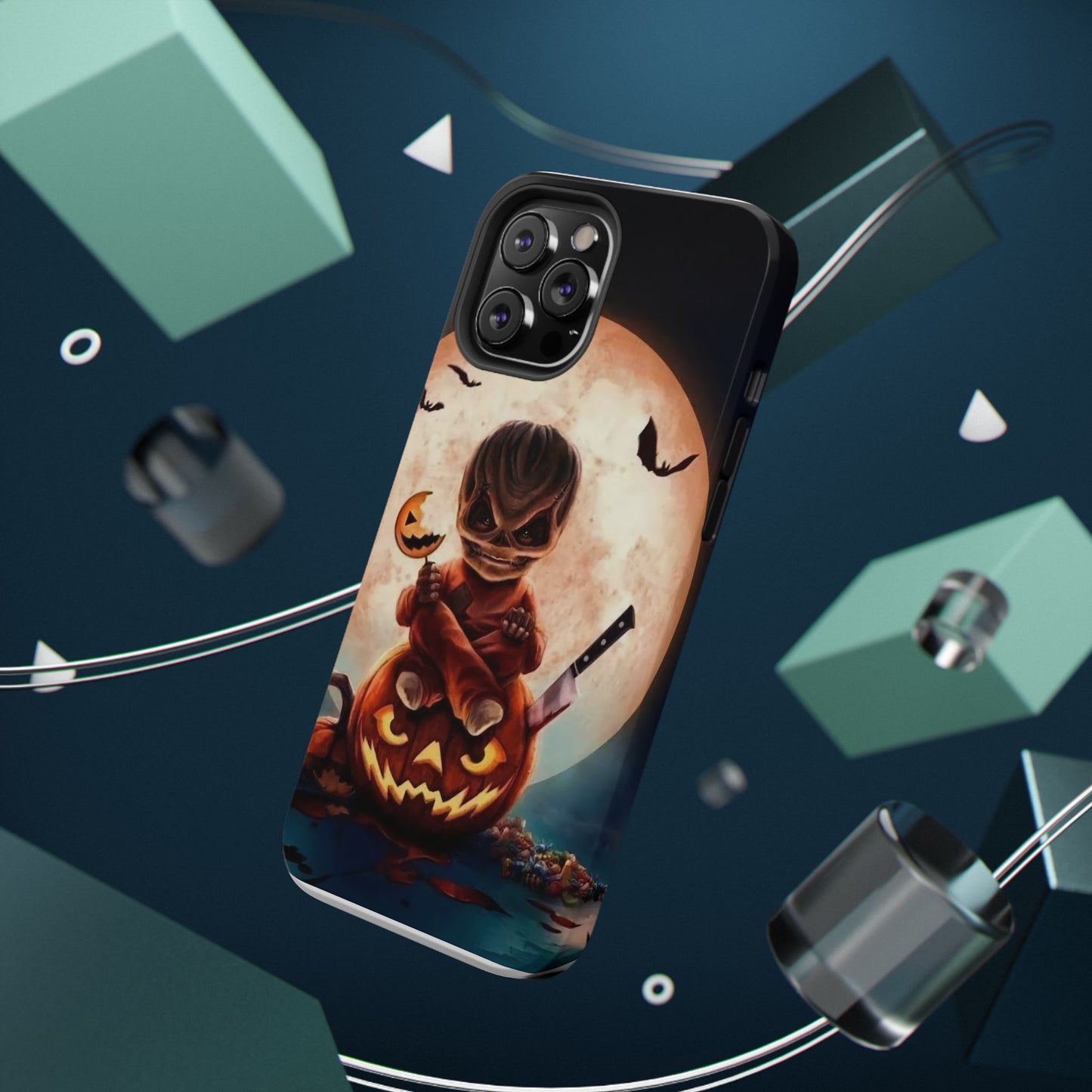 Sam | Trick Or Treat Halloween Horror Design Impact Resistant Phone Case