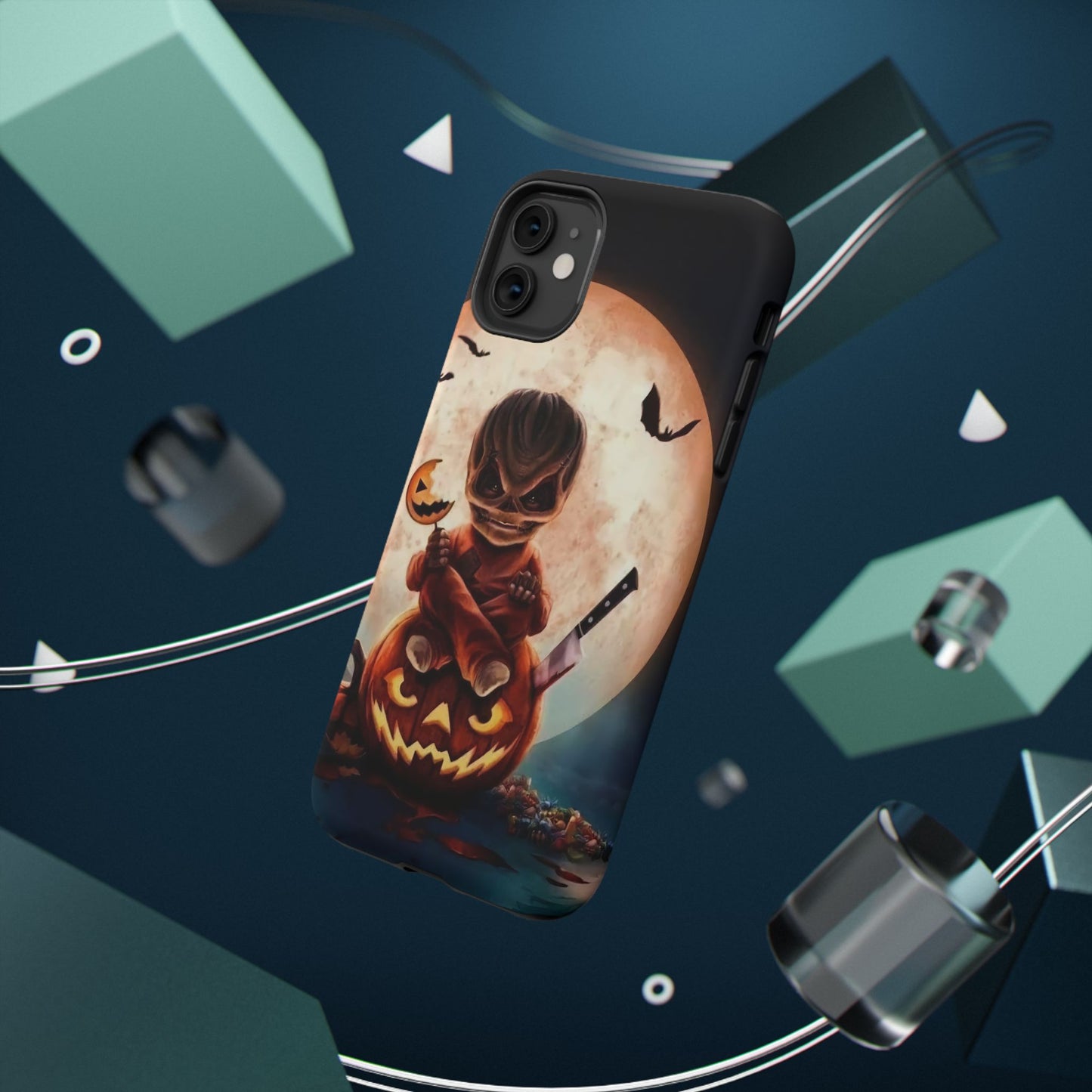 Sam | Trick Or Treat Halloween Horror Design Impact Resistant Phone Case