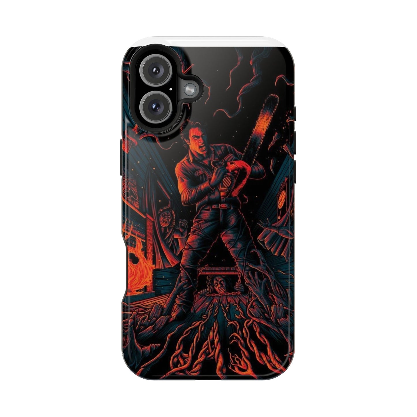 Ash Williams Impact-Resistant Design Phone Case | Perfect for Halloween & Movie Lovers
