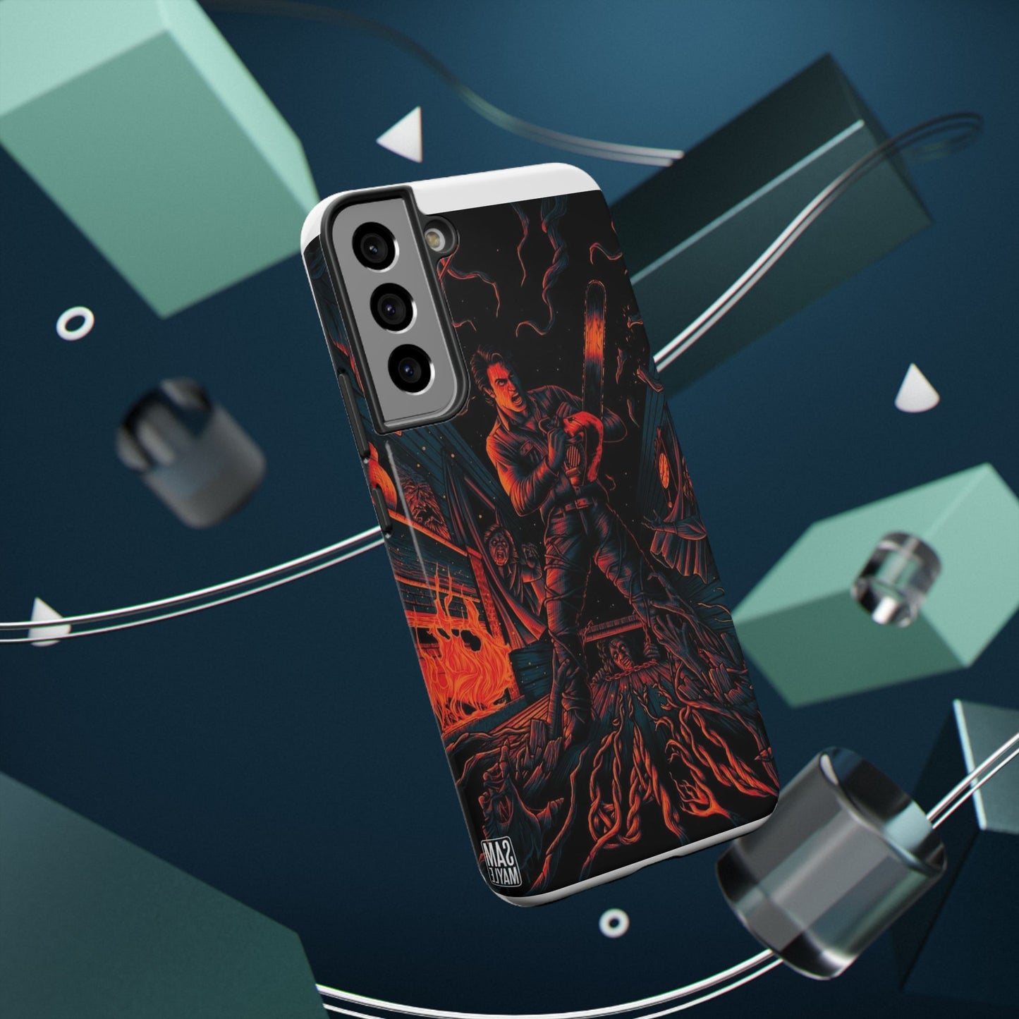 Ash Williams Impact-Resistant Design Phone Case | Perfect for Halloween & Movie Lovers