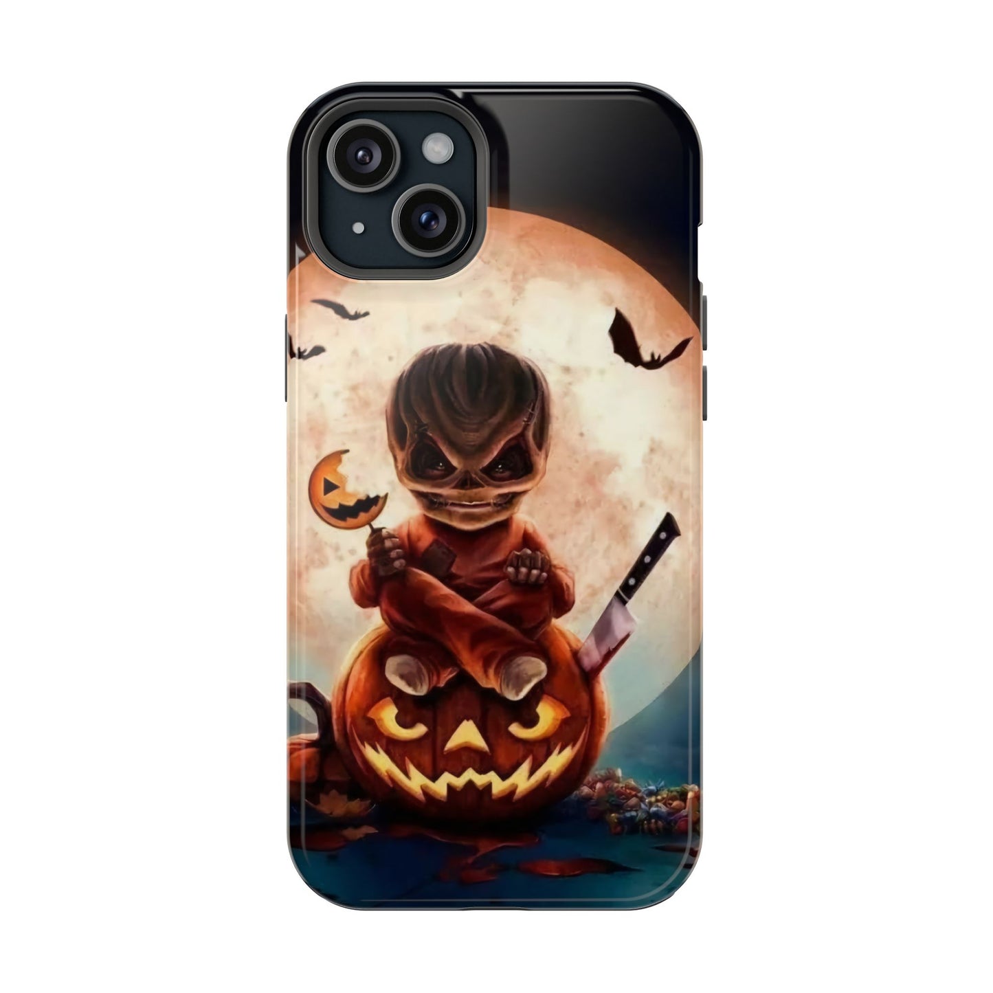 Sam | Trick Or Treat Halloween Horror Design Impact Resistant Phone Case